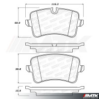 Plaquettes Stoptech Performance AUDI RS4 (B8)