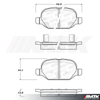 Plaquettes Stoptech Performance ABARTH 500