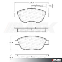 Plaquettes Stoptech Performance Abarth 500