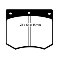 Plaquettes Stoptech Performance Ford Capri MK1