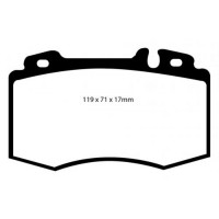 Plaquettes Stoptech Performance Mercedes-Benz Classe C W203