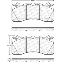 Plaquettes Stoptech Performance Ford Mustang MK6
