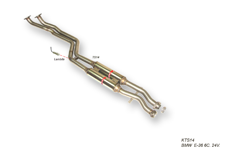 Tube afrique RC Racing - Silencieux Inter Bmw E36