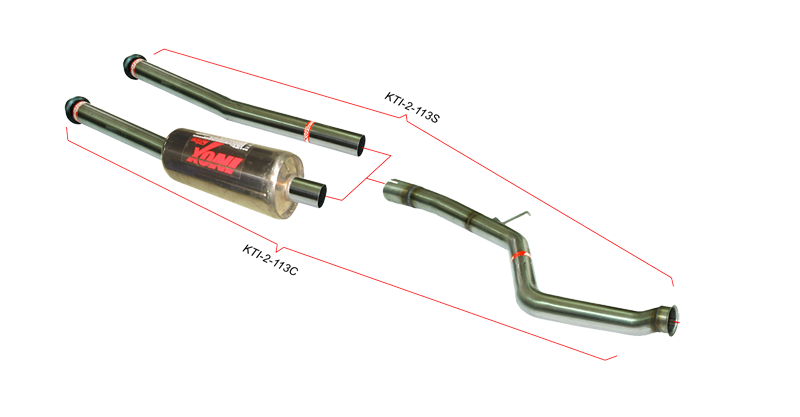 Silencieux intermédiaire