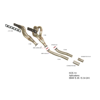 Collecteur RC Racing BMW E36 323i-325i-328i-520i