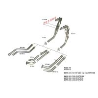 Collecteur RC Racing BMW E30 323i 2.3i 150cv