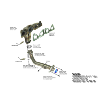 Collecteur RC Racing Peugeot 207 1.6 16v 110cv