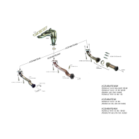 Collecteur RC Racing Renault R19 Ph1&2 1.8i 16S 137-140cv