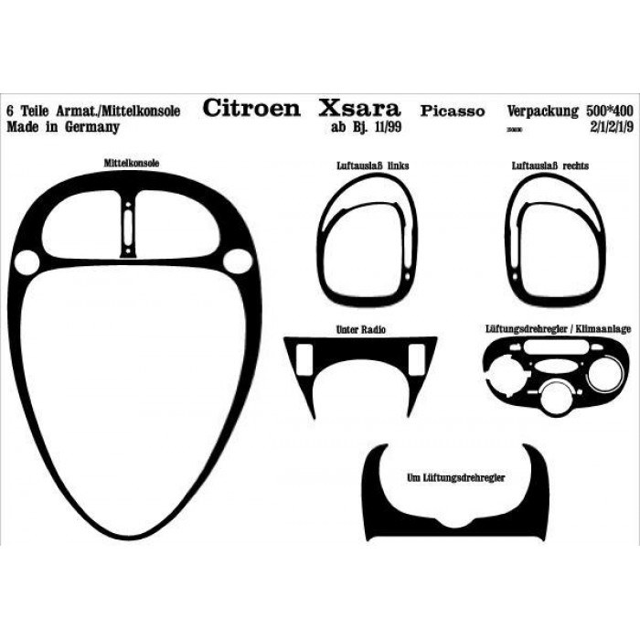 Décoration De Tableau De Bord Citroen Xsara Picasso