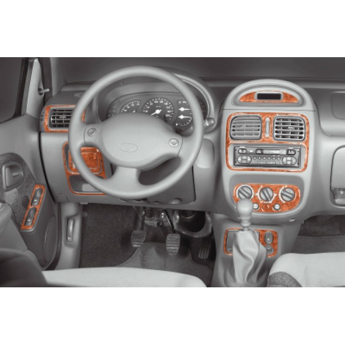 Décoration de tableau de bord, portes Renault Clio RN, RT