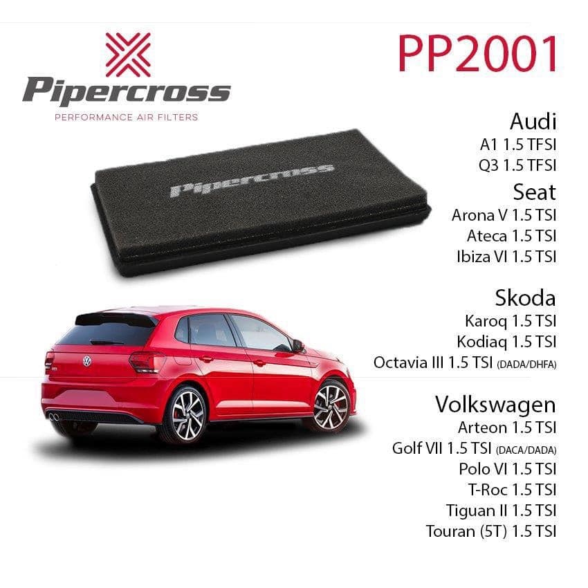 Filtre à air Sport Pipercross PP2001 VAG 1.5 TFSI