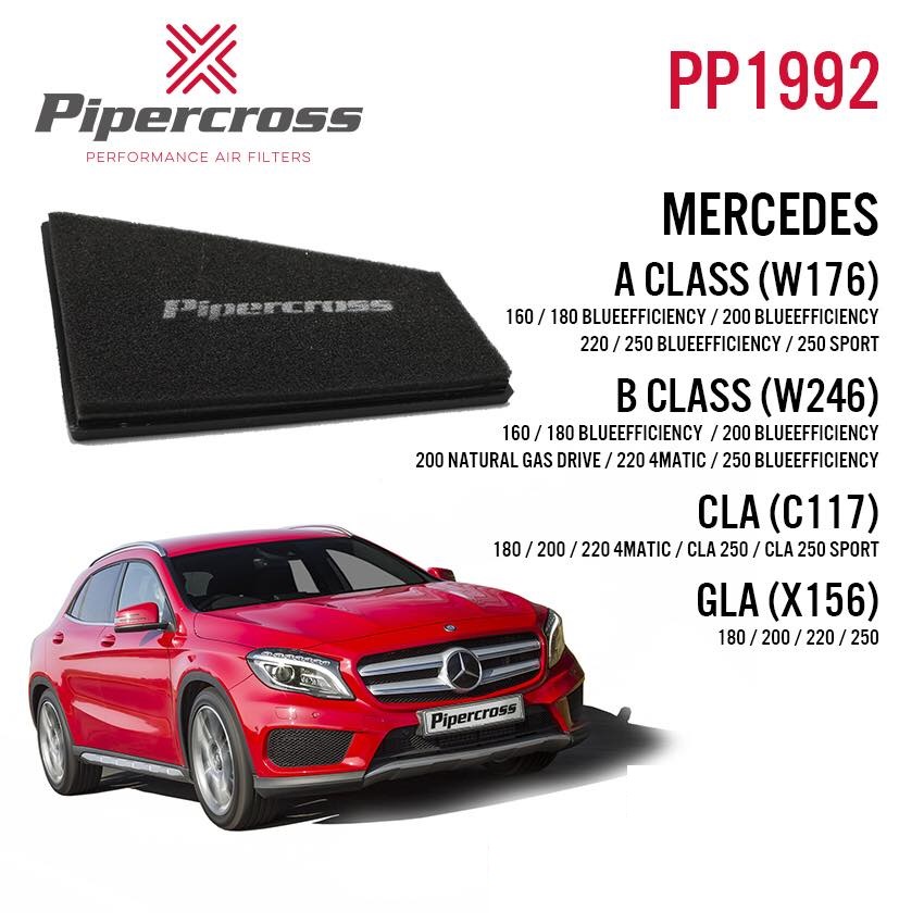 Filtre à air Sport Pipercross PP1992 Mercedes