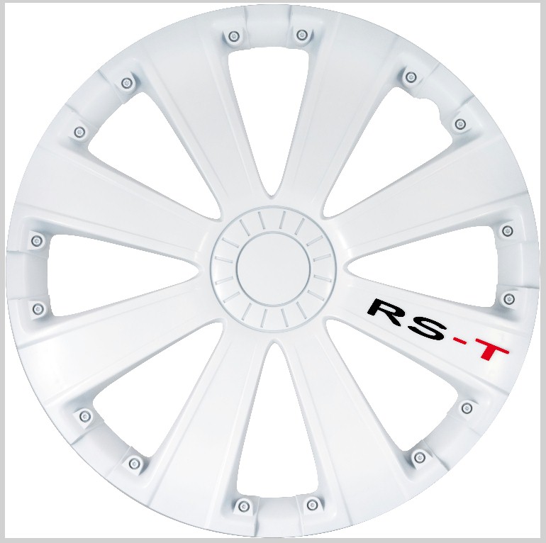4 enjoliveurs RS-T blanc 14"