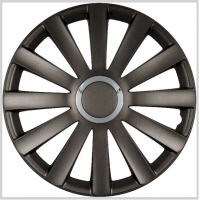 4 enjoliveurs Spyder anthracite 16