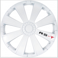 4 enjoliveurs RS-T blanc 14